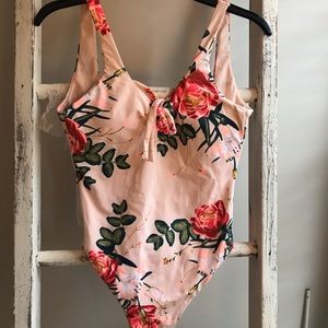 Floral roxy one piece